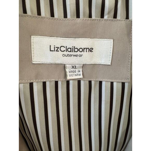 Vintage Liz Claiborne Brown Jacket Coat SIze XL - Picture 3 of 4